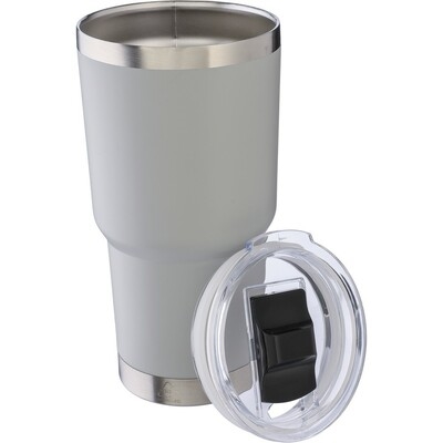 Thermo mug with transparent lid